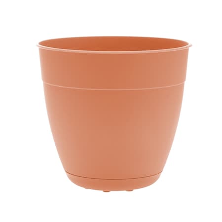 Bloem Bloem Dayton 12 in. W X 12 in. D Plastic Planter Coral DAY1221